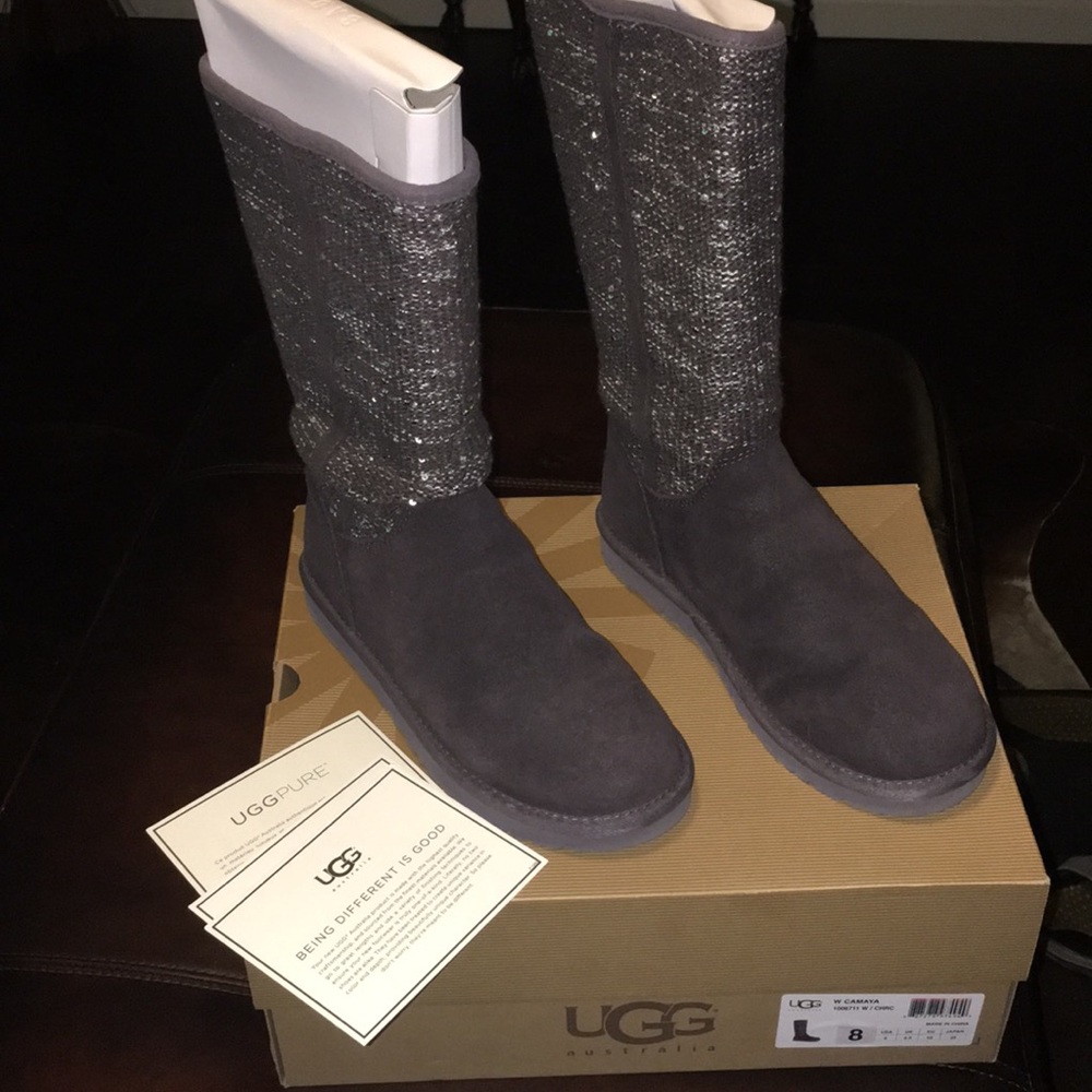 Women’s Grey Mint Condition UGG Boots